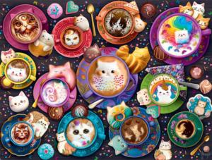 Latte Cats Dessert & Sweets Jigsaw Puzzle By Buffalo Games