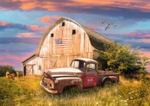 Legacy Truck Patriotic Jigsaw Puzzle By Buffalo Games