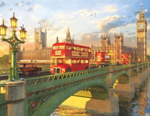 Westminster Bridge London & United Kingdom Jigsaw Puzzle By Springbok