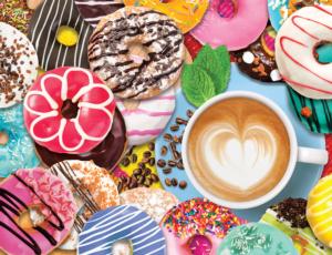 Donuts N' Coffee Dessert & Sweets Jigsaw Puzzle By Springbok