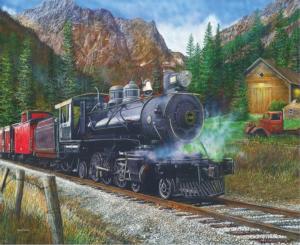 Timber Pass Train Jigsaw Puzzle By Springbok