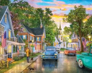 Blissful Borough Around the House Jigsaw Puzzle By Springbok