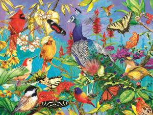 Peacock Garden Flower & Garden Jigsaw Puzzle By Springbok