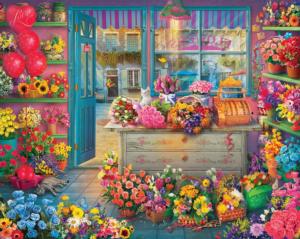 Flower Shop Shopping Jigsaw Puzzle By Springbok