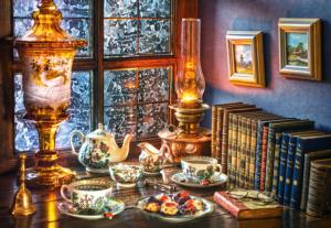Afternoon Tea Books & Reading Jigsaw Puzzle By Castorland