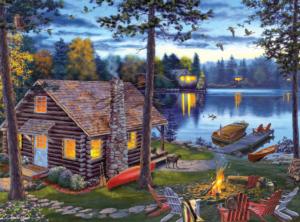 Life's Reward Cabin & Cottage Jigsaw Puzzle By Buffalo Games