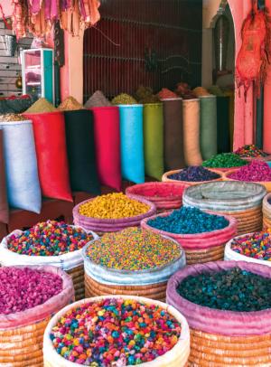 Colores de Marrakech Photography Jigsaw Puzzle By Buffalo Games