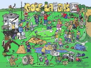 Golf Laughs Sports Jigsaw Puzzle By Goodway Puzzles
