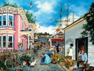 Seacove Village Fruit & Vegetable Jigsaw Puzzle By Goodway Puzzles