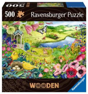 Wild Garden Flower & Garden Wooden Jigsaw Puzzle By Ravensburger