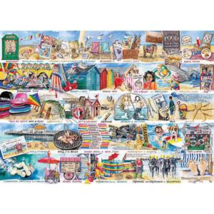 Deckchairs and Donkeys Beach & Ocean Jigsaw Puzzle By Gibsons
