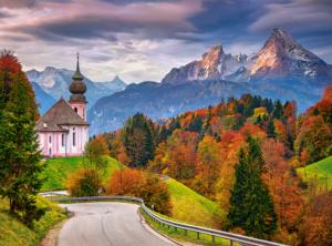 Autumn in Bavarian Alps, Germany Germany Jigsaw Puzzle By Castorland