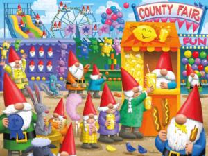 Gnome County Fair Carnival & Circus Jigsaw Puzzle By Ceaco