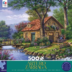 Cottage By The River Cabin & Cottage Jigsaw Puzzle By Ceaco