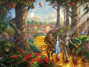 Follow The Yellow Brick Road Books & Reading Jigsaw Puzzle By Ceaco