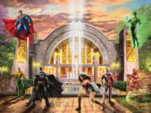 Hall Of Justice Books & Reading Jigsaw Puzzle By Ceaco
