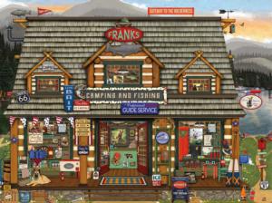Frank's Fishing Store Nostalgic & Retro Jigsaw Puzzle By Ceaco