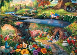 Alice In Wonderland Books & Reading Jigsaw Puzzle By Ceaco