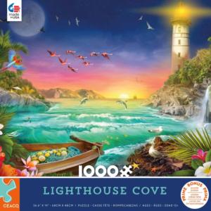 Lighthouse Cove Beach & Ocean Jigsaw Puzzle By Ceaco