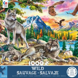 Wolves & Eagles Wolf Jigsaw Puzzle By Ceaco