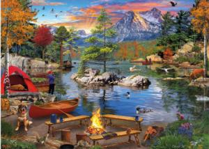 Fishing With My Son Fishing Jigsaw Puzzle By Ceaco