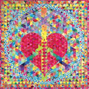 Junkmail Heart Rainbow & Gradient Large Piece By Buffalo Games