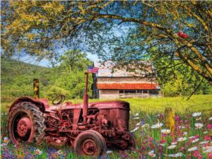 Simple Life - All American Tractor Farm Jigsaw Puzzle By Ceaco
