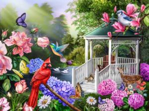 Lakeside Fantasy Flower & Garden Jigsaw Puzzle By SunsOut
