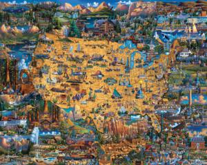 Best of America Folk Art Jigsaw Puzzle By Dowdle Folk Art