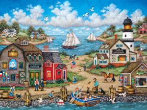 Dockside Activities Beach & Ocean Jigsaw Puzzle By MasterPieces