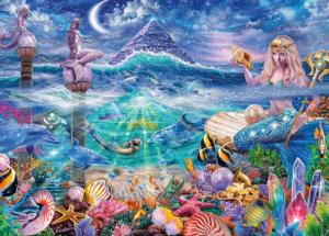 Ocean Magic - Mermaid Sanctuary Mermaid Jigsaw Puzzle By Ceaco