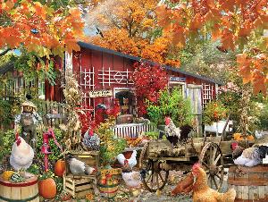 Barnyard Chickens Farm Animal Jigsaw Puzzle By SunsOut