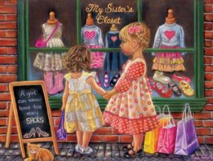 My Sister's Closet Shopping Large Piece By SunsOut