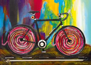 Momentum, Bike Art Bicycle Jigsaw Puzzle By Heye