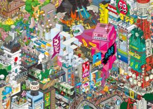 Tokyo Quest Humor Jigsaw Puzzle By Heye