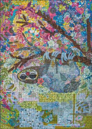 Quilt Art, Sewn Sloth Quilting & Crafts Jigsaw Puzzle By Heye