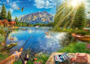 Life at the Lake Lakes & Rivers Jigsaw Puzzle By Ravensburger