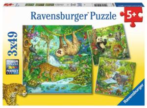 Djeco Giant Puzzle - 54 Pieces - 70x50 cm - Jungle