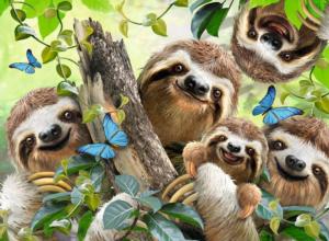 Sloth Selfie - Scratch and Dent Forest Animal Jigsaw Puzzle By Ravensburger