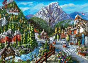 Welcome to Banff Cabin & Cottage Jigsaw Puzzle By Ravensburger