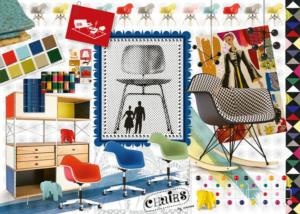 Eames Design Spectrum Collage Jigsaw Puzzle By Ravensburger