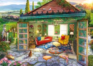 Tuscan Oasis Around the House Jigsaw Puzzle By Ravensburger