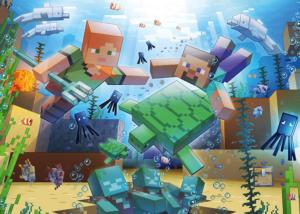 Minecraft Mosaic Pop Culture Cartoon Jigsaw Puzzle By Ravensburger