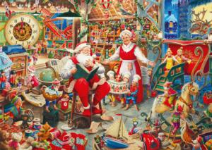 Santa's Workshop Limited Edition 2022 Game & Toy Collectible Packaging By Ravensburger