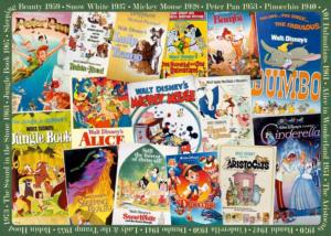 Disney Vintage Movie Posters Collage Jigsaw Puzzle By Ravensburger
