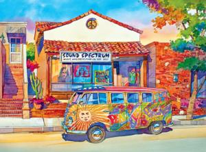The Love Bus Nostalgic & Retro Jigsaw Puzzle By RoseArt