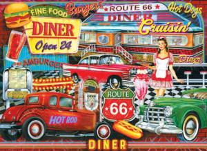 50's Diner Nostalgic & Retro Jigsaw Puzzle By Kodak