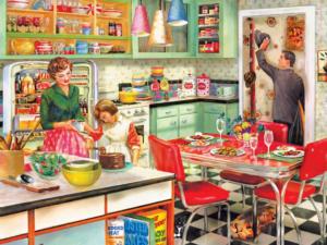 Baking With Mom Around the House Jigsaw Puzzle By RoseArt