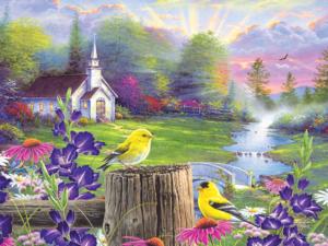 Sunday Morning Lakes & Rivers Jigsaw Puzzle By RoseArt