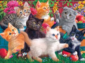 Kittens At Play Cats Jigsaw Puzzle By RoseArt